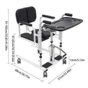 Hydraulic Patient Lift Transfer Chair